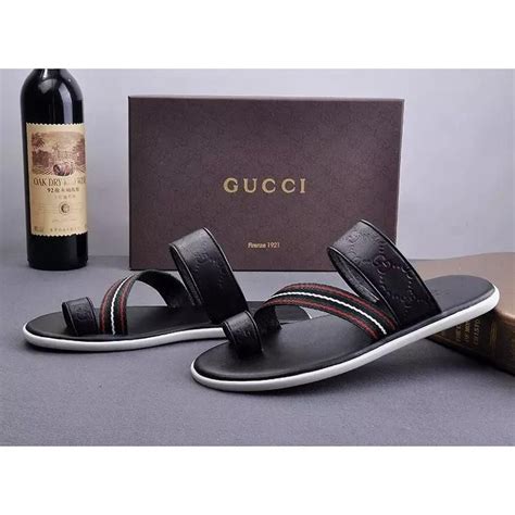 gucci mens flip flops replica|gucci marmont flip flops.